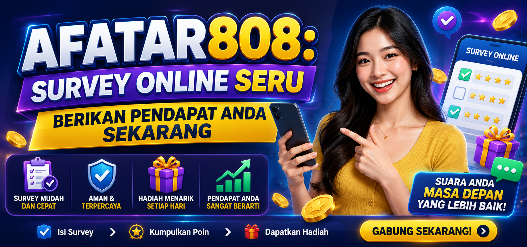 AFATAR808 Survey Online Seru